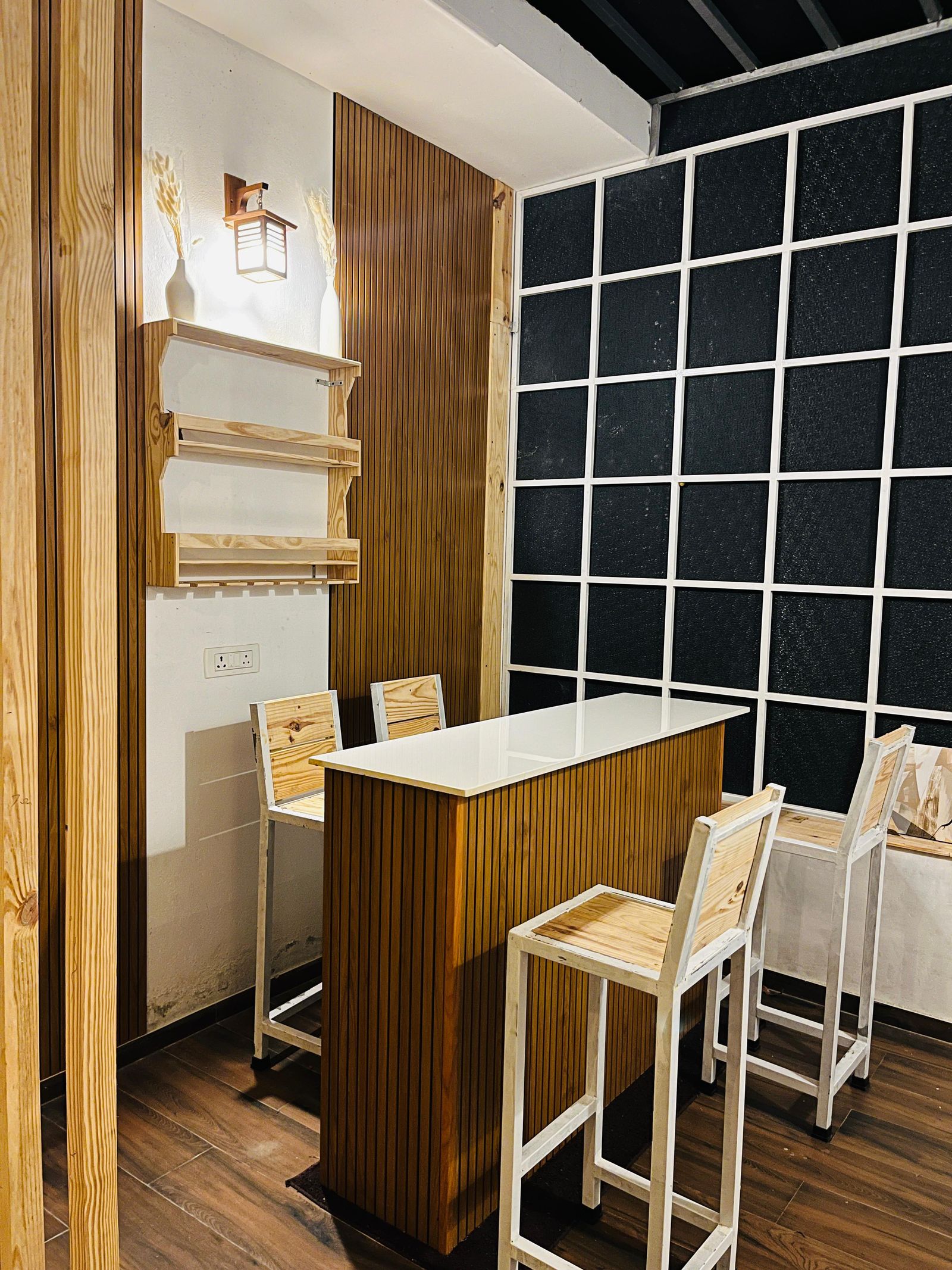 Indoor bar seating